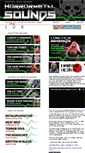 Mobile Screenshot of horrormetalsounds.com